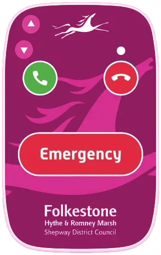 Folkestone emergency phone